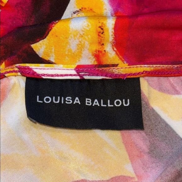 New LOUISA BALLOU -Summer Solstice Printed Mini Dress XS Color Knights Tour - Picture 13 of 15